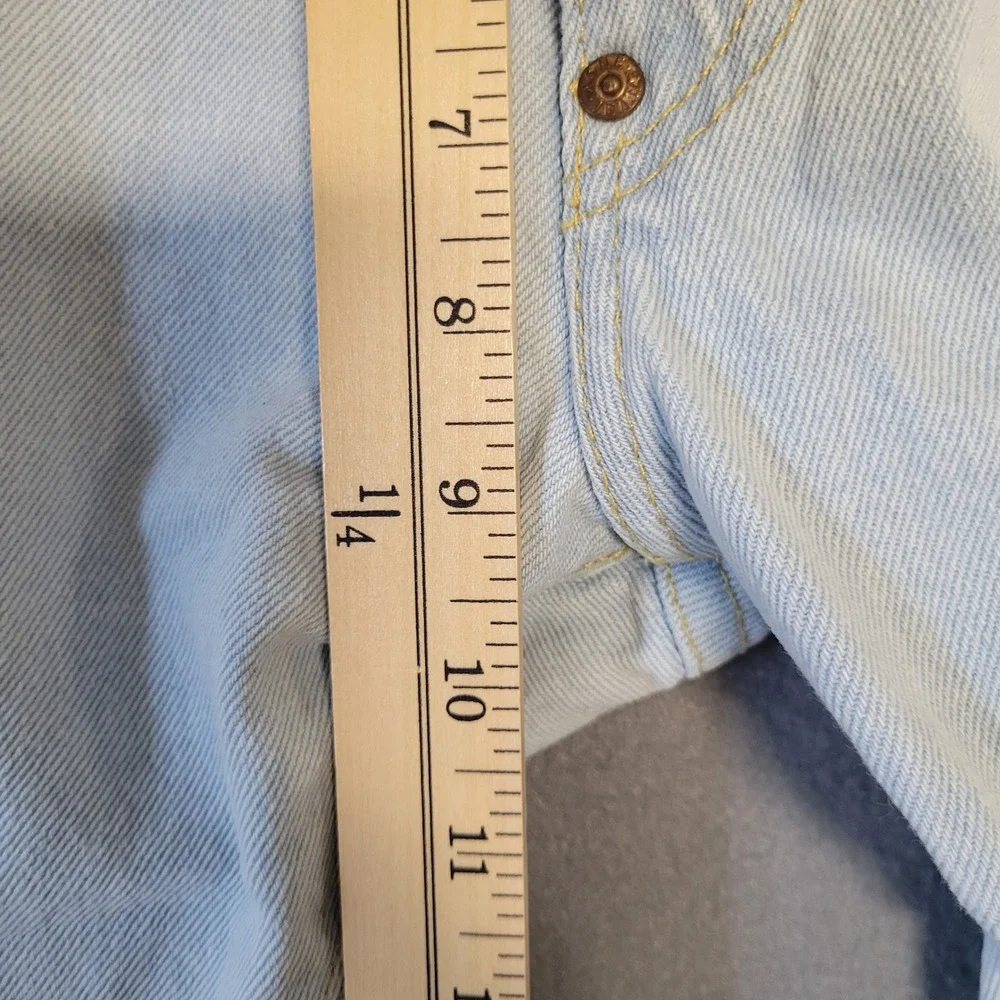Acne Jeans Light Bleach Wash Slim Denim Trousers Made in Italy 31x31 - Picture 6 of 12